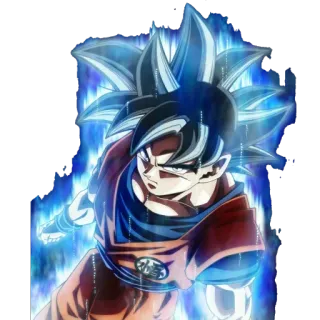 👊 Goku Dragon Ball Anime, Goku, Dragon Ball, Super Saiyan, Vechten, Manga telegram sticker