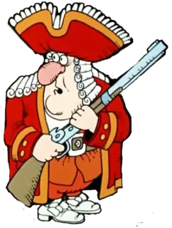 😒 Dibujos animados, Mosquete, Histórico, Soldado, Colonial whatsapp sticker