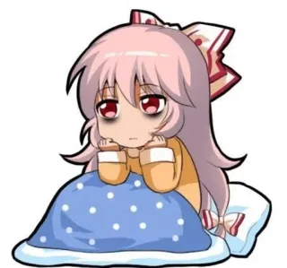 ✨ アニメ, 眠い, ちび, 眠たい, 可愛い, かわいい whatsapp sticker