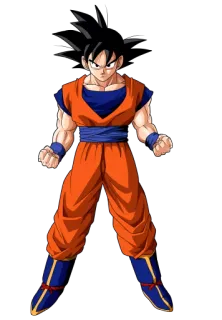 ⚫ Goku Dragon Ball Anime, Mangá, Super Saiyajin, Lutador, Saiyajin telegram sticker
