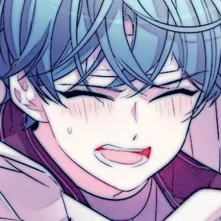🤖 Anime, Cartoon, Gezichtsuitdrukking, Emotioneel, Jongen telegram sticker