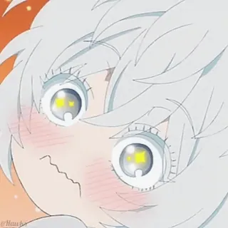 💙 Anime, Personagem, Desenho animado, Fofo, Adesivo, Mangá telegram sticker