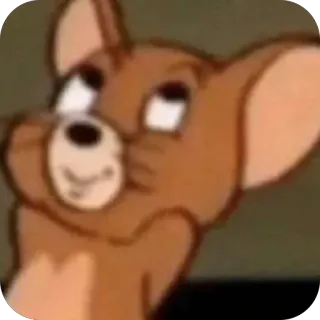 🤭 Jerry Mouse Tom and Jerry whatsapp sticker