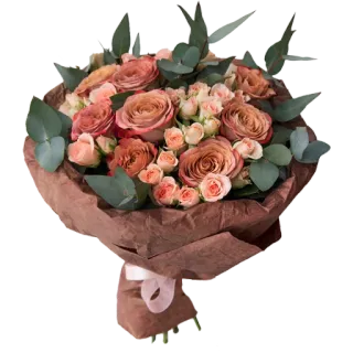💐 Blumen, Blumenstrauß, Rosen, Blumengesteck, Geschenk, Natur, Feier, Romantik telegram sticker
