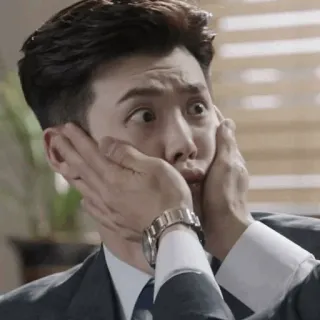 🥀 man, surprised, business, suit telegram sticker