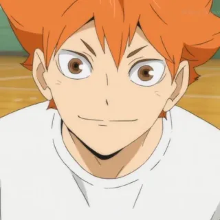 ☀️ Hinata Shoyo Haikyuu!! anime, haikyuu, hinata shoyo, volleyball, manga, shonen telegram sticker