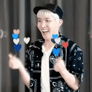 💜 K-pop, Cantor, Coração, Fofo, Óculos, Pessoa whatsapp sticker