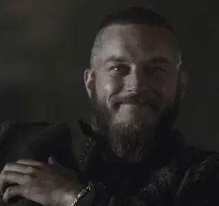 ⚔ Ragnar Lothbrok Vikings Викинги, Рагнар Лодброк, Трэвис Фиммел, Историческая драма, Сериал, Скандинавская мифология whatsapp sticker