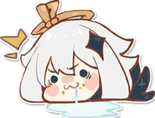 🤤 Paimon Genshin Impact Paimon, Genshin Impact, Anime, Cute, Cartoon, Video game, Character telegram sticker
