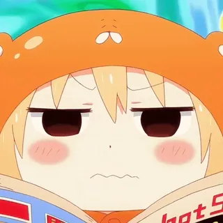 😶 Umaru Doma Himouto! Umaru-chan hot telegram sticker