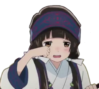 🐛 anime, cartoon, crying, girl, sad, emotional telegram sticker