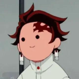 🙂 Tanjiro Kamado Demon Slayer Anime, Tanjiro, Demon Slayer, Manga, Cartoon, Chibi, Süß whatsapp sticker
