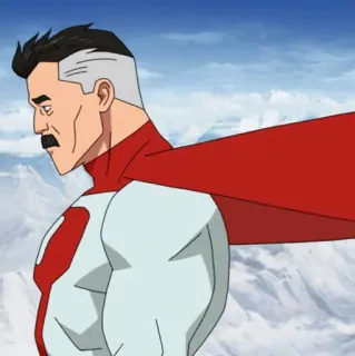 🌐 Omni-Man Invincible omni-man, invincible, Superheld, Cartoon telegram sticker