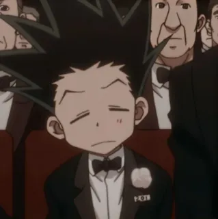 🌿 Gon Freecss Hunter x Hunter Anime, Gon, Hunter, Personnage, Formel, Smoking telegram sticker