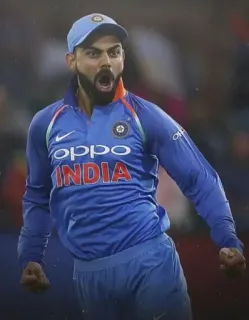 ❤️ Virat Kohli INDIA cricket, sport, Indian cricket team, athlete, celebration, Virat Kohli telegram sticker
