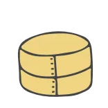 🥱 cylinder, minimalist, beige, geometric, simple, shape telegram sticker
