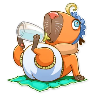 Mr. Capybara telegram stickers