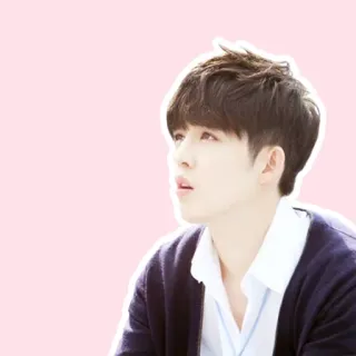🤔 korean, pop, asian, singer, celebrity, man telegram sticker