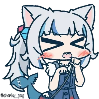 ☺️ Gawr Gura Hololive whatsapp sticker