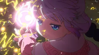 😡 Kanna Kamui Miss Kobayashi's Dragon Maid 애니메이션, 칸나, 드래곤, 카와이, 소녀, 귀여운 telegram sticker