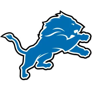🏈 лев, животное, талисман, Detroit Lions, НФЛ, американский футбол telegram sticker