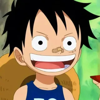 🍖 Monkey D. Luffy One Piece Anime, Hoạt hình, One Piece, Monkey D. Luffy, Luffy, Hải tặc, Mũ rơm telegram sticker