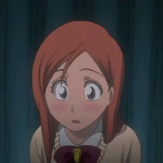 😳 Orihime Inoue Bleach anime, Orihime Inoue, Bleach, character, girl telegram sticker