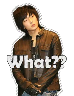 😟 What?? คำถาม, ผู้ชาย, สีหน้า, สงสัย, สับสน, อะไร whatsapp sticker