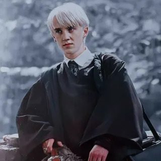 😒 Draco Malfoy Harry Potter draco malfoy, harry potter, bruxo, magia, slytherin, personagem, ficcional telegram sticker
