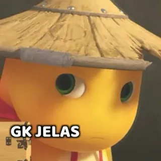 🙂 GK JELAS figur, comic, animiert, witzig, indonesisch telegram sticker