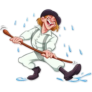 🕺 Alex DeLarge A Clockwork Orange ficção, crime, violência, clássico, filme, droog telegram sticker