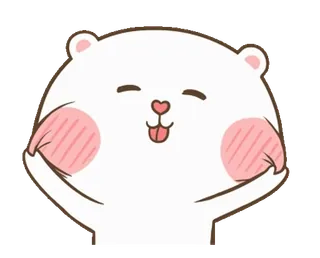 😊 ours, mignon, animal, dessin animé, kawaii, emoji, joyeux whatsapp sticker