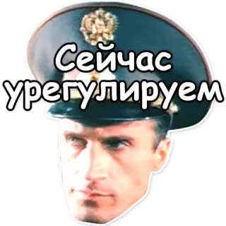 😉 Сейчас урегулируем militair, officier, russisch, reglement, uniform telegram sticker