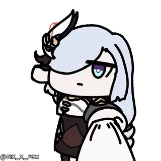 👊 Shenhe Genshin Impact whatsapp sticker