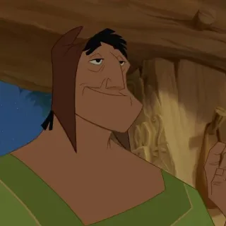 🍂 Pacha The Emperor's New Groove dibujos animados, Disney, Pacha, personaje, animado telegram sticker