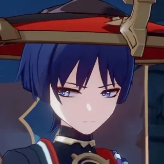 😑 Scaramouche Genshin Impact アニメ, ゲーム, 原神, スカラマシュ telegram sticker