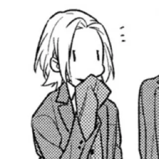 💭 漫画, アニメ, 制服, 男の子, 可愛い, 衝撃, びっくり telegram sticker