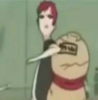 😱 Gaara Naruto anime, character, gaara, naruto telegram sticker