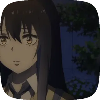 🥹 Anime, Meisje, Portret, Personage whatsapp sticker