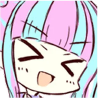 😆 アニメ, 漫画, キャラクター, かわいい, 女の子, マンガ whatsapp sticker