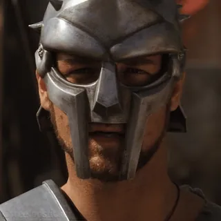 🙁 Gladiator gladiator, helmet, roman, armor, movie telegram sticker