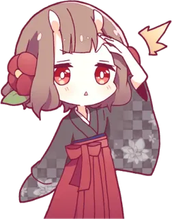 👌 Chibi, Anime, Niedlich, Illustration, Cartoon, Kawaii whatsapp sticker