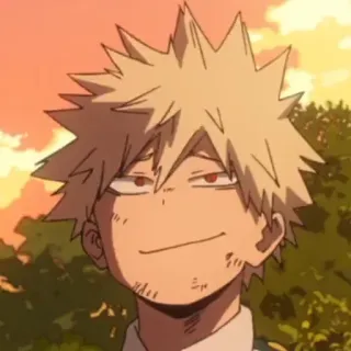 🎭 Bakugo Katsuki My Hero Academia Аниме, Моя геройская академия, Бакуго, Кацуки, Герой, Манга whatsapp sticker