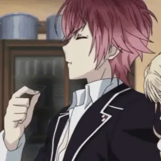 🍷 Ayato Sakamaki Diabolik Lovers anime, vampire, Diabolik Lovers, Ayato Sakamaki, character telegram sticker