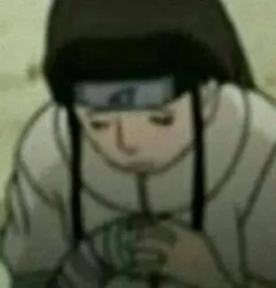 😎 Neji Hyuga Naruto неджи хьюга, наруто, аниме, манга, ниндзя, бьякуган telegram sticker