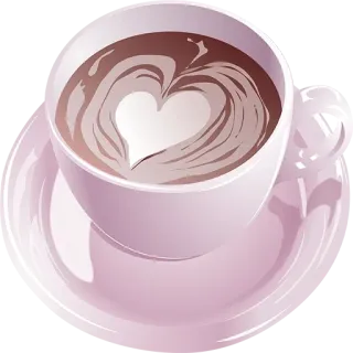 🥲 Kaffee, Latte Art, Herz, Getränk, Getränk, Tasse telegram sticker