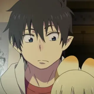 ☁️ Rin Okumura Blue Exorcist Anime, Charakter, Blue Exorcist, Rin Okumura telegram sticker