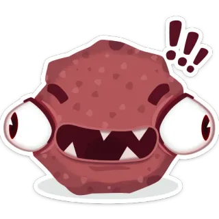 🤯 monster, cartoon, cute, fun, sticker telegram sticker