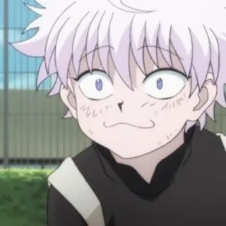 ☺️ Killua Zoldyck Hunter x Hunter アニメ, マンガ, キルア, ゾルディック, HUNTER×HUNTER telegram sticker