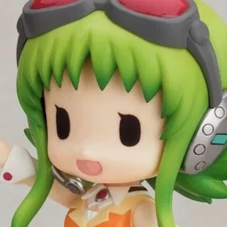 😃 Anime, Mangá, Desenho animado, Figura, Cabelo verde, Óculos whatsapp sticker